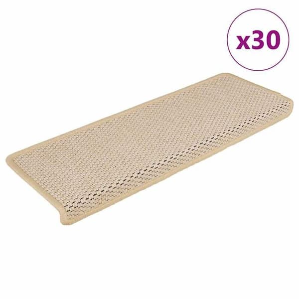 Maison Exclusive - Selvklæbende trappetæpper 30 stk 65x21x4 cm Berber