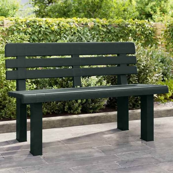 Maison Exclusive - Vihreä puutarhapenkki 110x52x71 cm polypropeeni