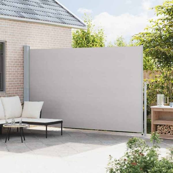 Maison Exclusive - Retractable sidotak för uteplats 220x514 cm Grå