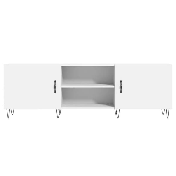 Maison Exclusive - TV-möbel vit 150x30x50 cm ingenjörsträ Vit