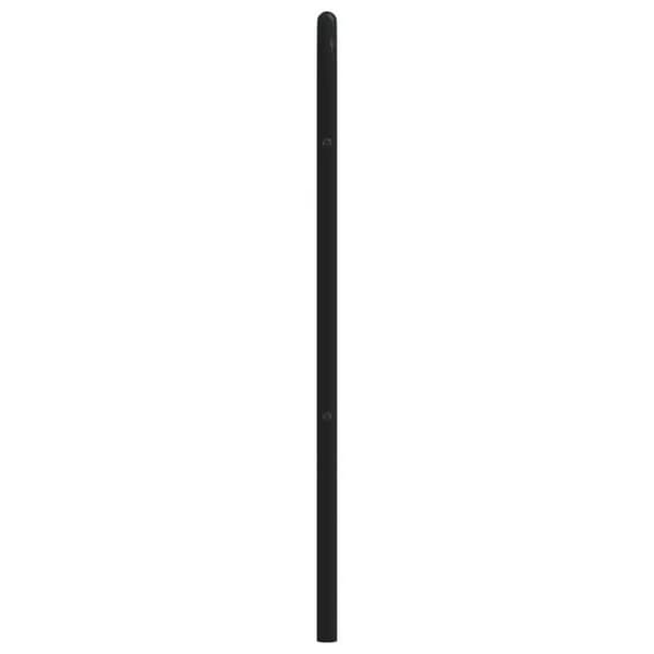 Maison Exclusive - Musta metallinen sängynpääty 140 cm