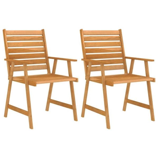 Maison Exclusive - Trädgårdsset 3 delar i solid akaciaträ Varm träfärg (oljefinish)