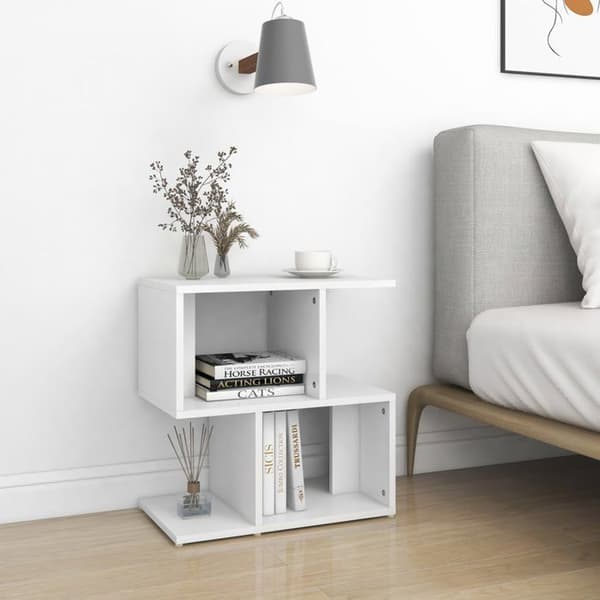 Maison Exclusive - Sängbord 2 st vit 50x30x51,5 cm ingenjörsträ Matt vit
