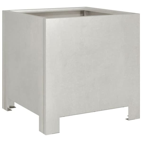Maison Exclusive - Blomsterkummer 2 stk 30x30x30 cm rustfrit stål
