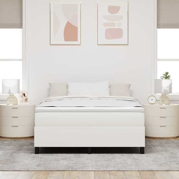 Maison Exclusive - Alustasopeti Kermansävy 160 x 200 cm Grädde