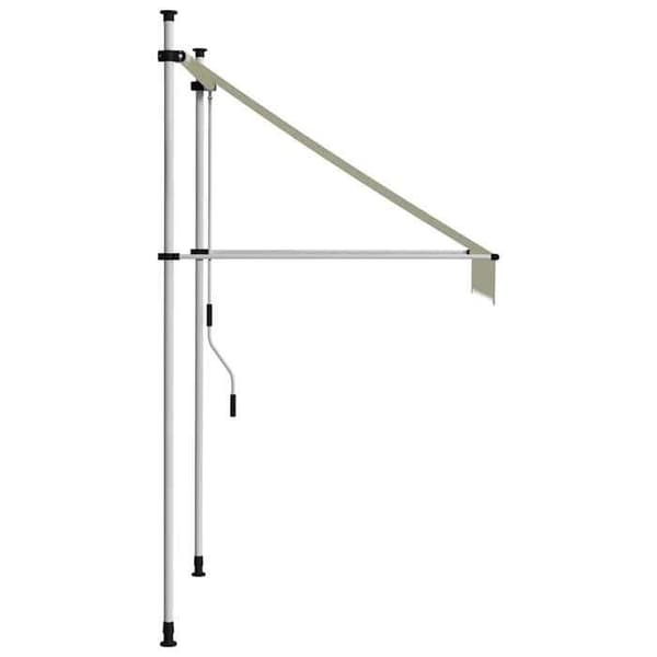 Maison Exclusive - Manuell utdragbar markis 100 cm Kräm Grädde