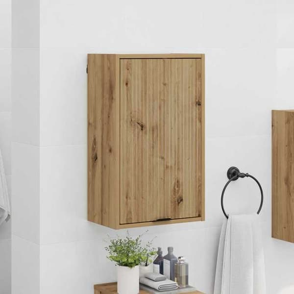 Maison Exclusive - Badeværelsesskab i håndlavet eg 39 x 23,5 x 65 cm