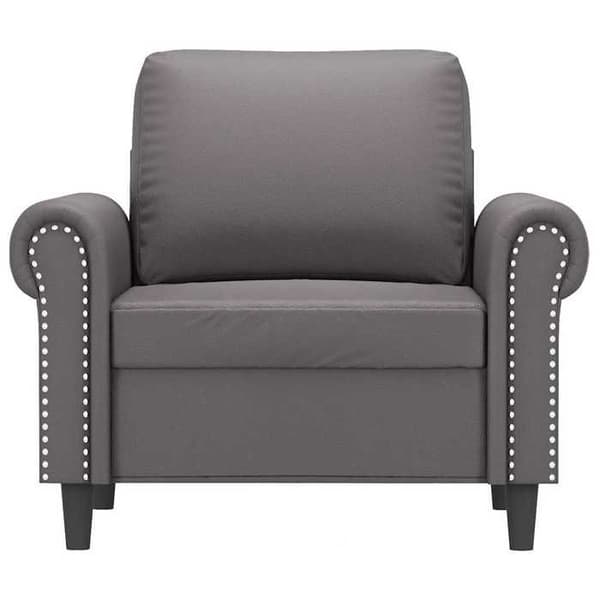 Maison Exclusive - Harmaa Tuoli 60 cm Keinonahkaa