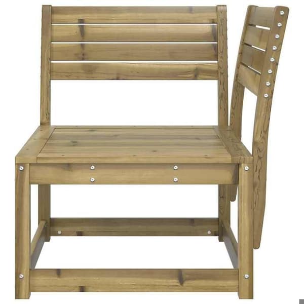Maison Exclusive - Hörnsoffa för trädgård a73x73x78 cm impregnerad furu