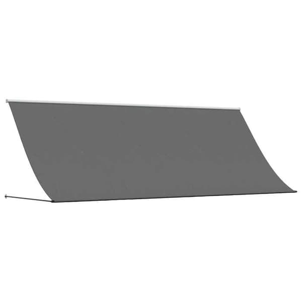 Maison Exclusive - Fällbart tak i antracit 400x150 m tyg och stål