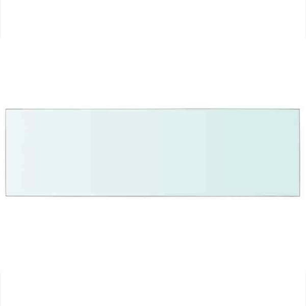 Maison Exclusive - Panel til hylde Klart glas 80 x 25 cm Transparent