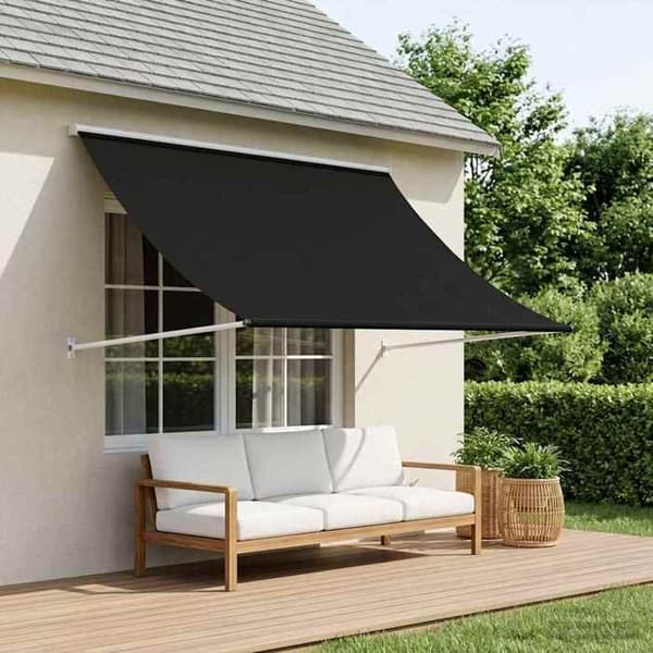 Maison Exclusive - Sort Markise 350 x 150 cm