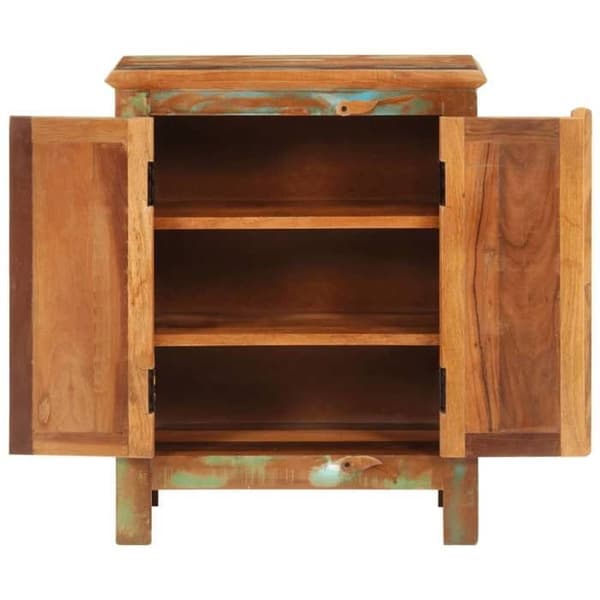 Buffet - EKSKLUSIVT HUS - 55 x 30 x 70 cm - Massivt genbrugstræ - 2 døre - 3 rum