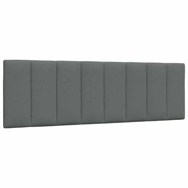 Maison Exclusive - Huvudgavelkudde Hanko mörkgrå 160 cm tyg