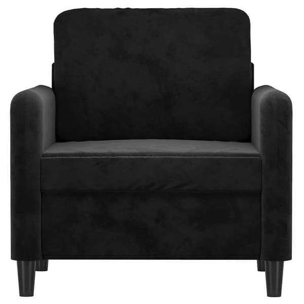 Maison Exclusive - Svart Fåtölj 60 cm Sammet