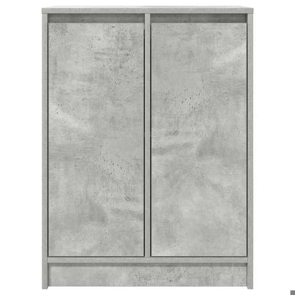 Maison Exclusive - Betonggrå buffé 57x34x76 cm ingenjörsträ