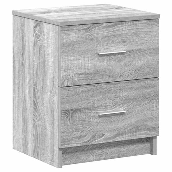 Natteskab - EKSKLUSIV HUS - Grå Sonoma - 2 skuffer - 40x36x50 cm - Spånplader Gris Sonoma