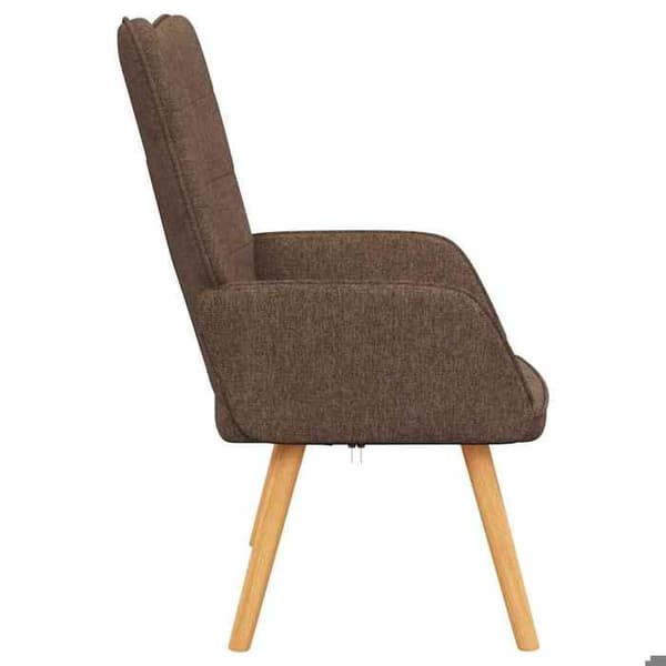 Maison Exclusive - Brun stof afslapningsstol