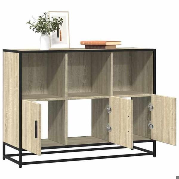 Maison Exclusive - Buffé ek sonoma 100x35x76 cm ingenjörsträ