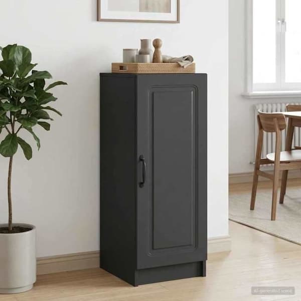 Maison Exclusive - Buffet Sort 33 x 34,5 x 87 cm Ingeniørtræ