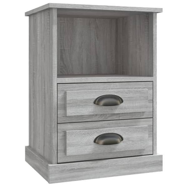 Maison Exclusive - Natborde 2 stk sonoma grå 43x36x60 cm Sonoma grå