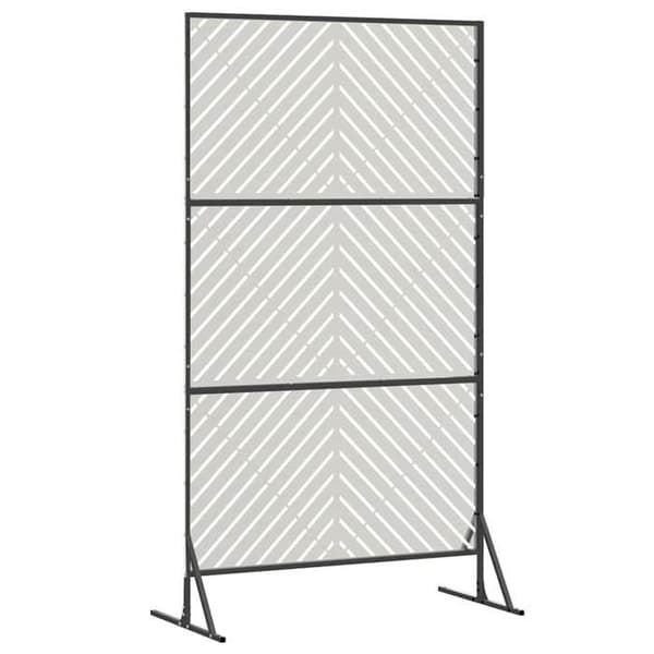 Maison Exclusive - Integritetsskärm 100 x 50 x 180 cm Rostfritt stål