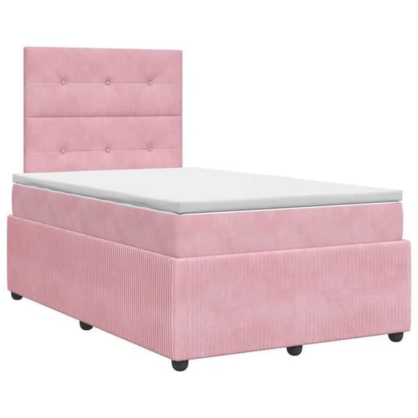 Maison Exclusive - Boxspring säng med Rose madrass 120 x 200 cm Sammet