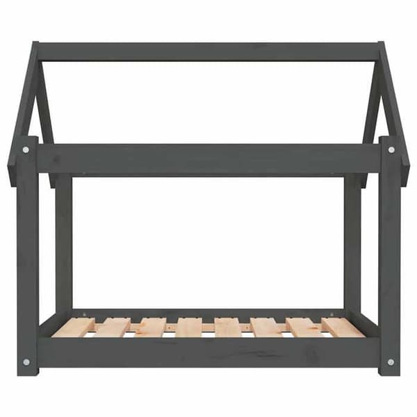 Maison Exclusive - Hundsäng Grå 81x60x70 cm Solid furu