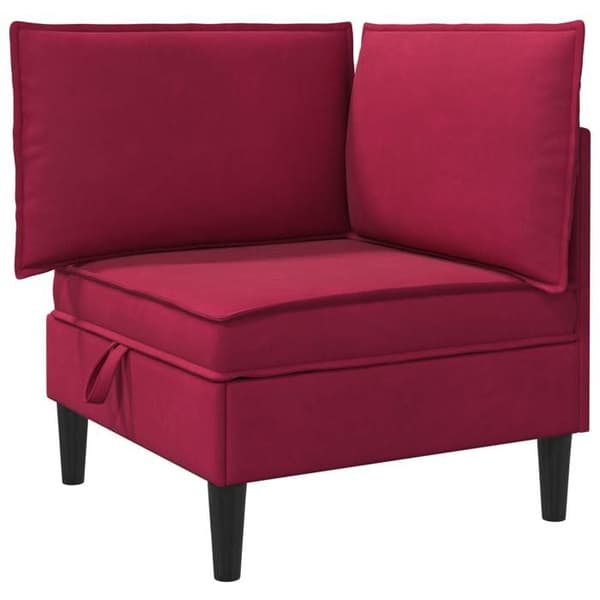 Maison Exclusive - Sofa med opbevaring Bordeaux Velour