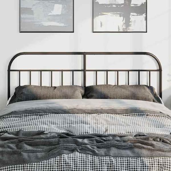 Maison Exclusive - Erstatnings hovedgærde i sort metal 193 cm