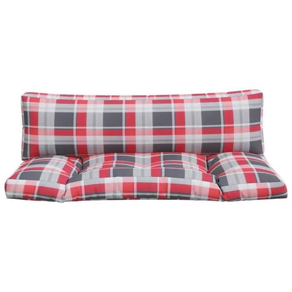 Maison Exclusive - 2 kpl punaruutuiset patjakuskit