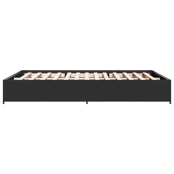Maison Exclusive - Sengestel uden madras sort 135x190 cm