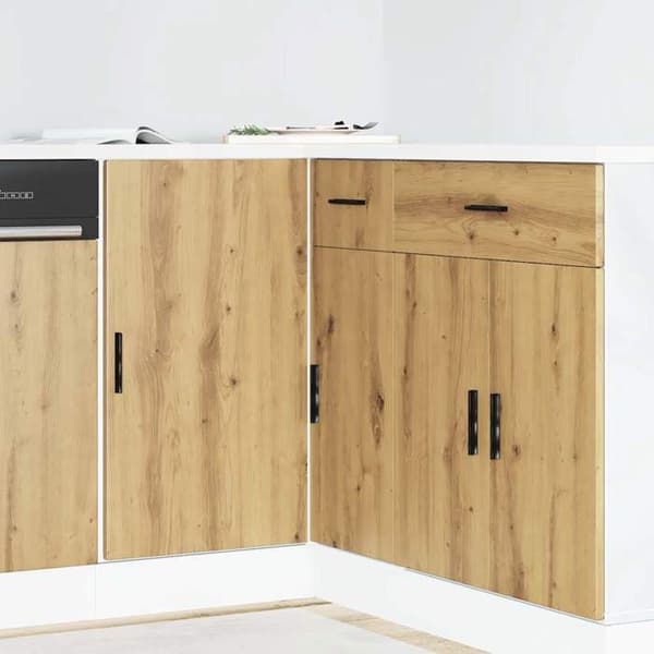Maison Exclusive - Underskåp "Lyon" Ek hantverk Ingenjörsträ