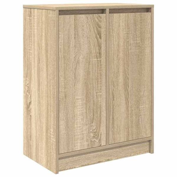 Maison Exclusive - Skoskåp ek sonoma 57x34x76 cm ingenjörsträ