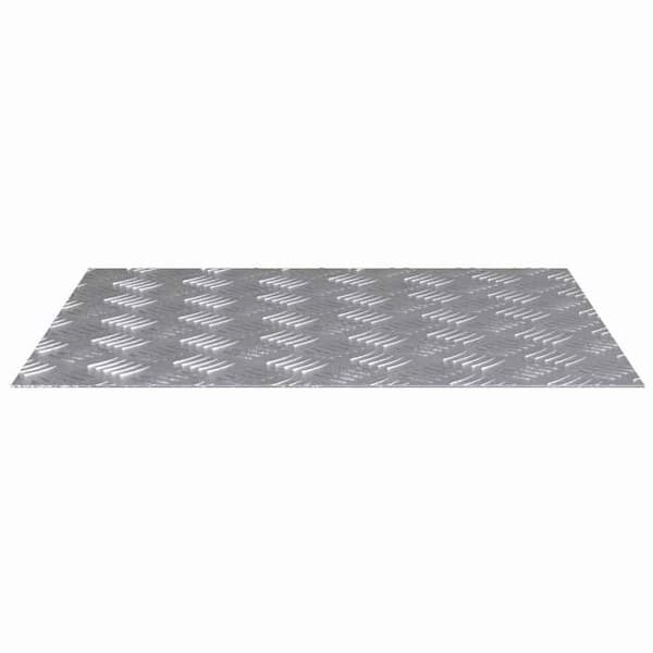Maison Exclusive - Nez de marche 4 stk 60 x 50 cm Sølv Aluminium Rektangulær