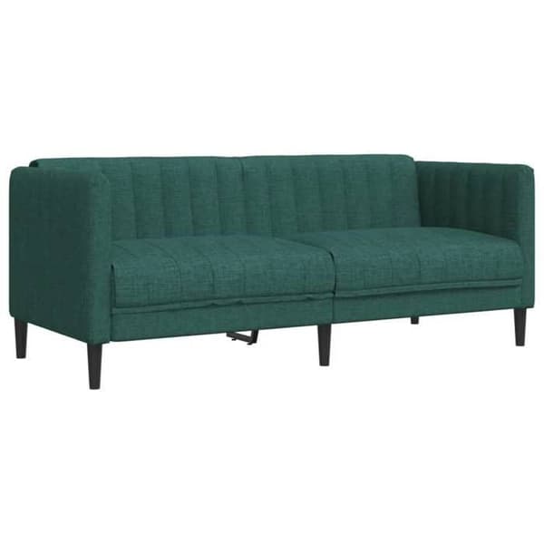Maison Exclusive - Sæt af 3 sofaer mørkegrøn stof