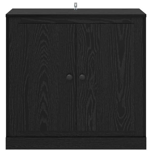 Maison Exclusive - Buffet 70 x 35,5 x 67,5 cm Sort eg Ingeniørtræ