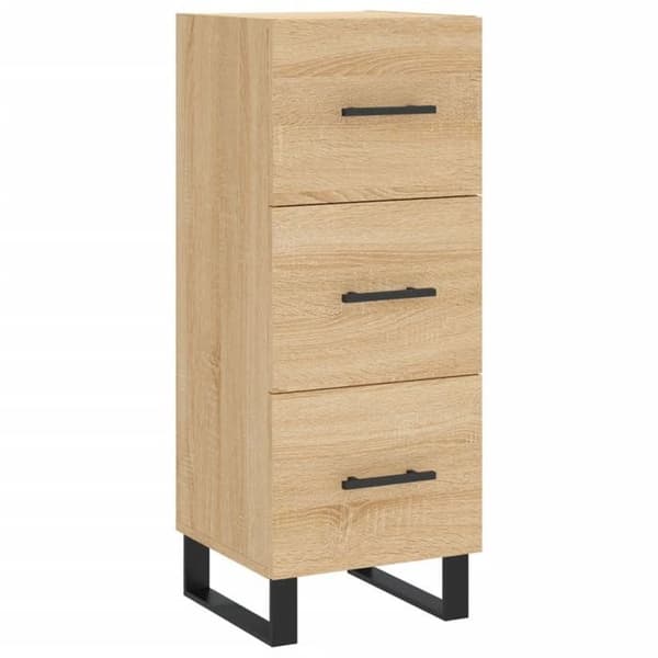 Maison Exclusive - Buffé Ek sonoma 34,5x34x90 cm Ingenjörsträ