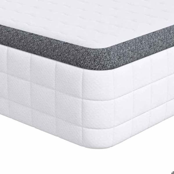 Maison Exclusive - Mellemhårdt madras 100 x 200 cm Hvid og Grå