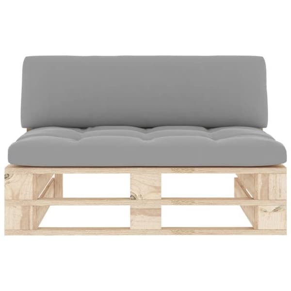 Maison Exclusive - Central soffa trädgårdspalett impregnerad furu