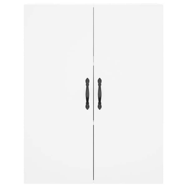 Maison Exclusive - Buffé hög Vit 69,5x34x180 cm Ingenjörsträ Vit