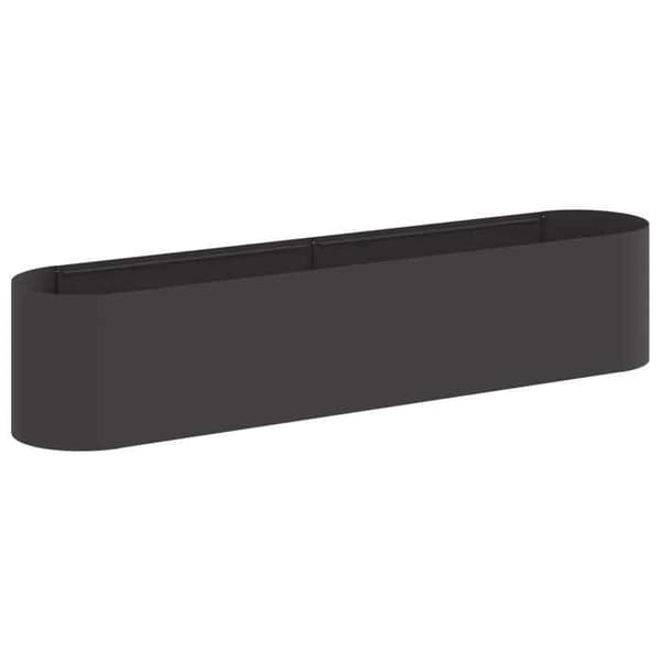 Maison Exclusive - Hævet havebed Sort 200 x 40 x 40 cm