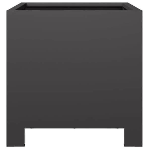 Maison Exclusive - 2 stk. sorte plantekasser 30x30x30 cm stål