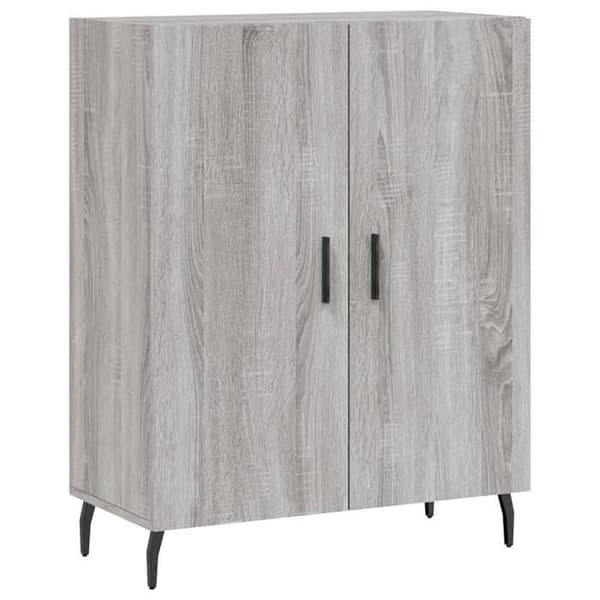 Maison Exclusive - Buffet Sonoma grå 69,5x34x90 cm ingeniørtræ Sonoma grå