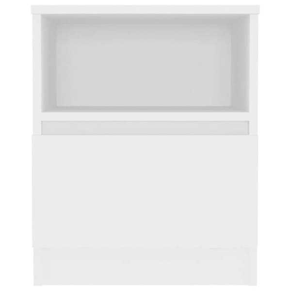 Maison Exclusive - Sängbord 2 st vit 40x40x50 cm ingenjörsträ Vit