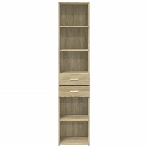 Maison Exclusive - Buffé hög ek sonoma 40x42,5x185 cm ingenjörsträ