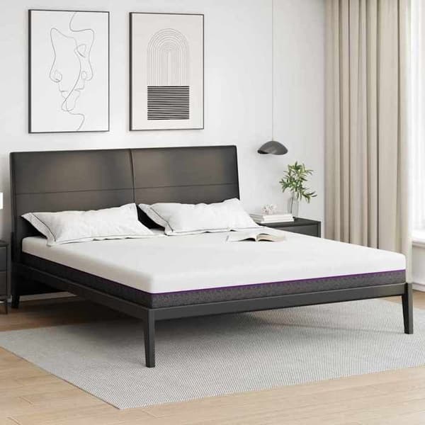 Maison Exclusive - Mellemhård memory skummadras 200 x 200 cm
