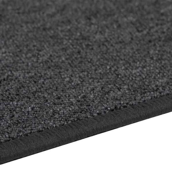 Maison Exclusive - Tummanharmaa käytävämatto 100 x 300 cm 100% polypropeeni