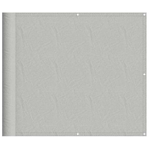 Maison Exclusive - Ljusgrå balkongskärm 90x300 cm 100% polyester oxford