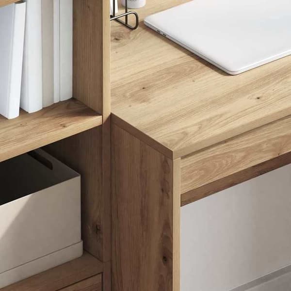 Maison Exclusive - Håndlavet egetræskontor 100 x 50 x 76 cm
